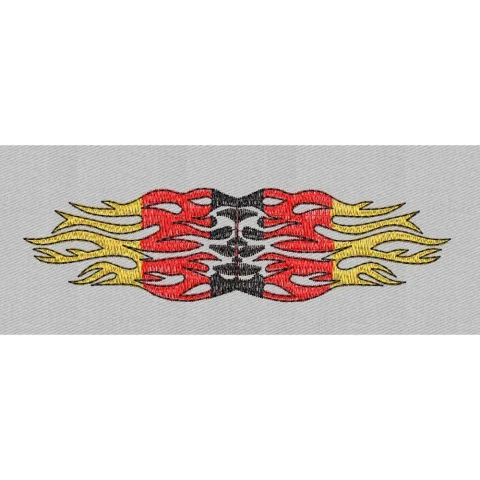 Fire Embroidery Design