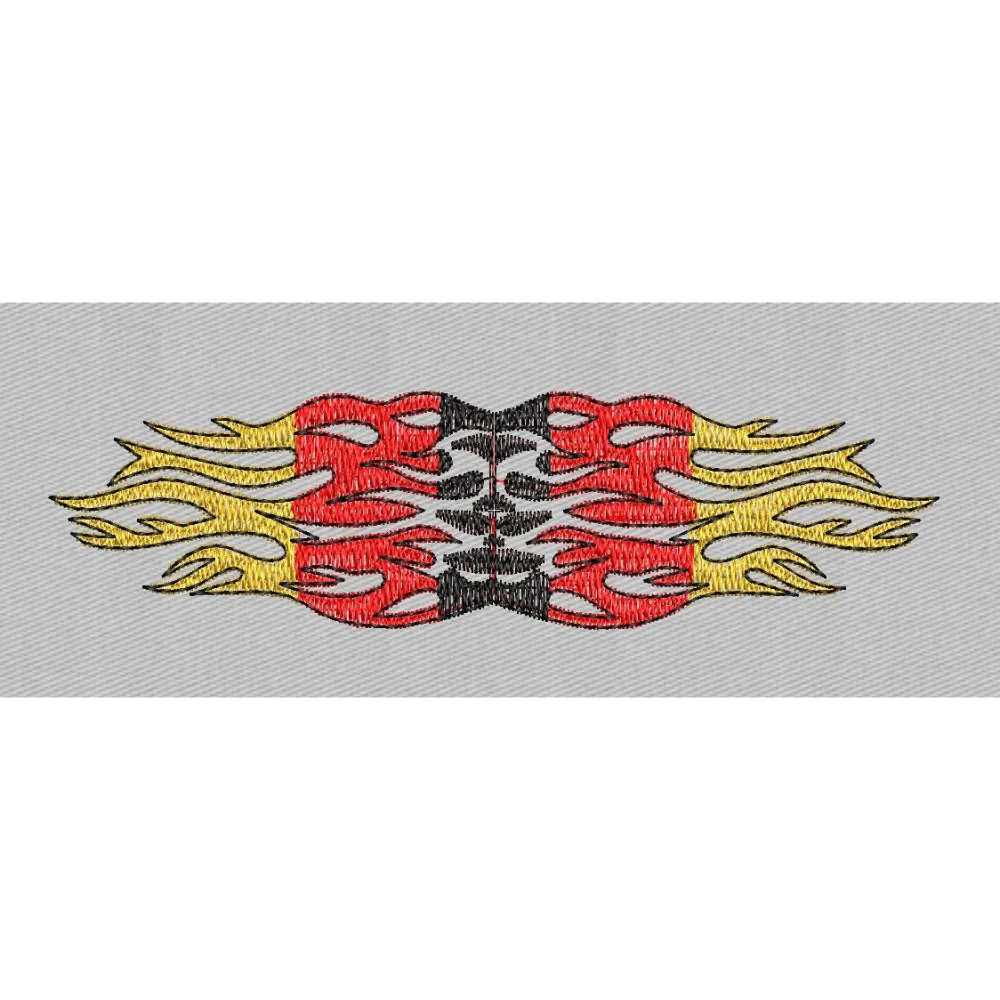 Fire Embroidery Design