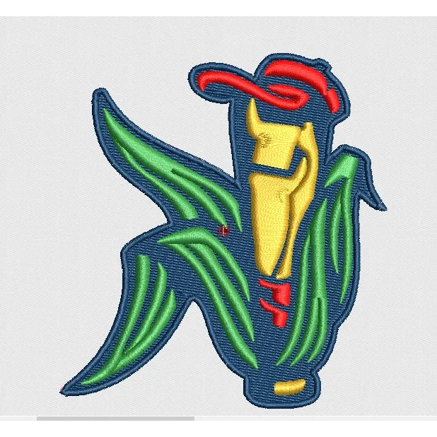Corn Embroidery Design