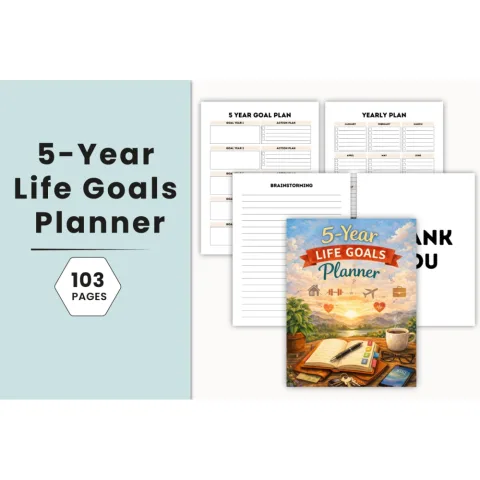 Yearly Life Goals Planner