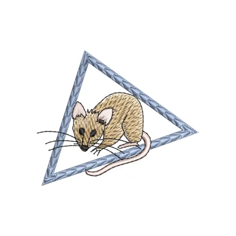 Mousetri Embroidery Design