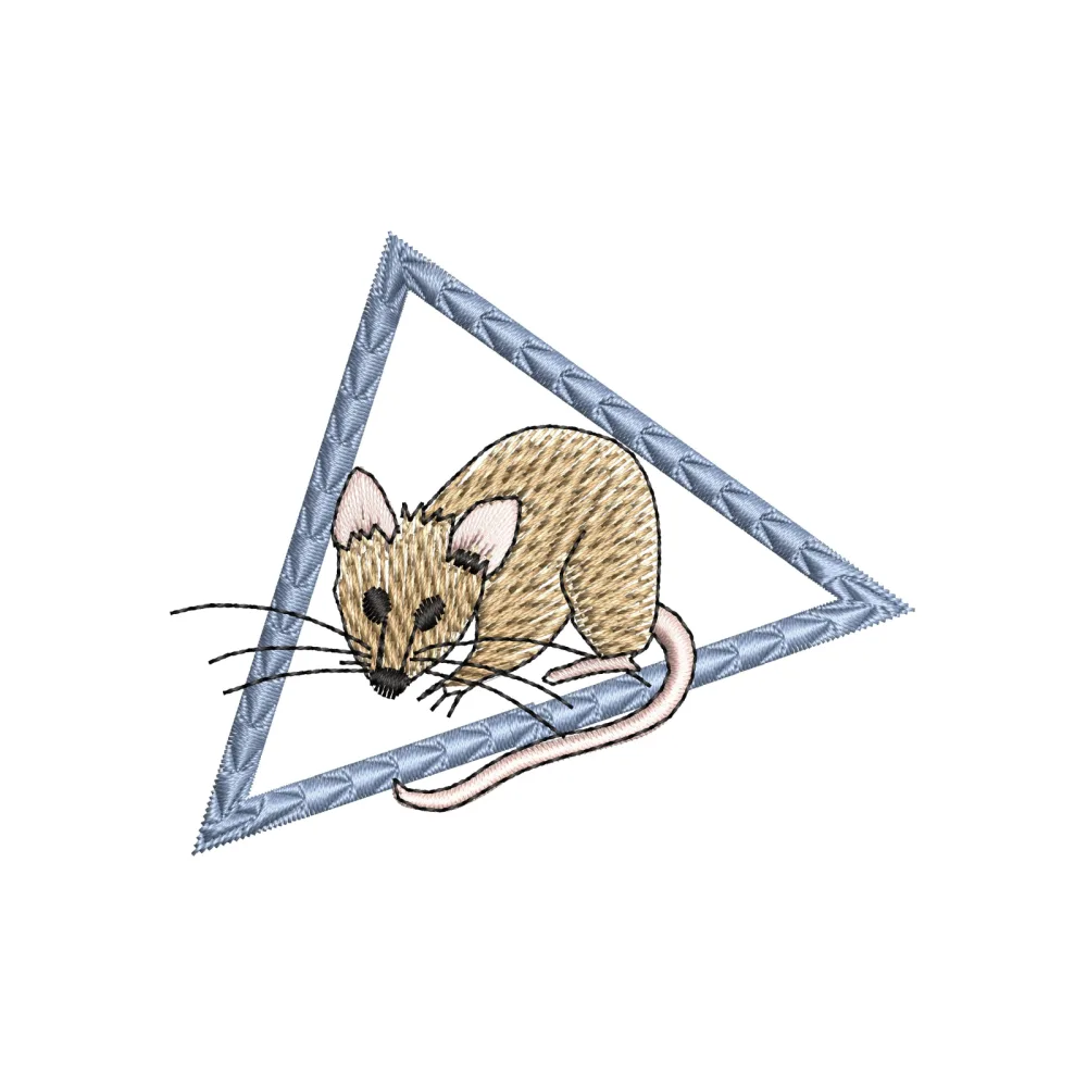 Mousetri Embroidery Design