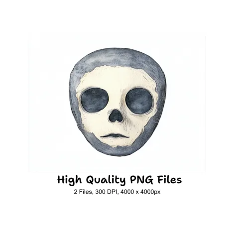 Ghost Band Mask Clipart Bundle