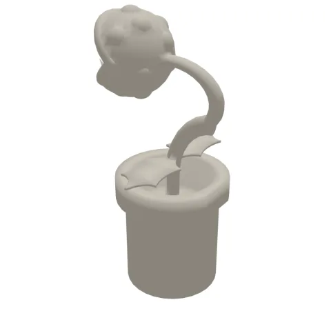 Plant 3D Print STL File
