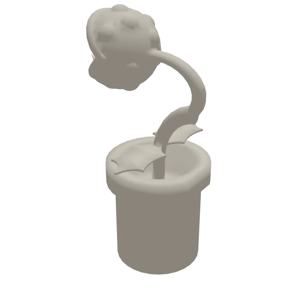 Plant 3D Print STL File