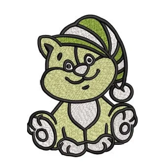 Cat Embroidery Design