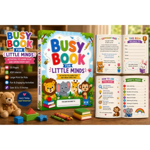 Busy For Little Minds Book