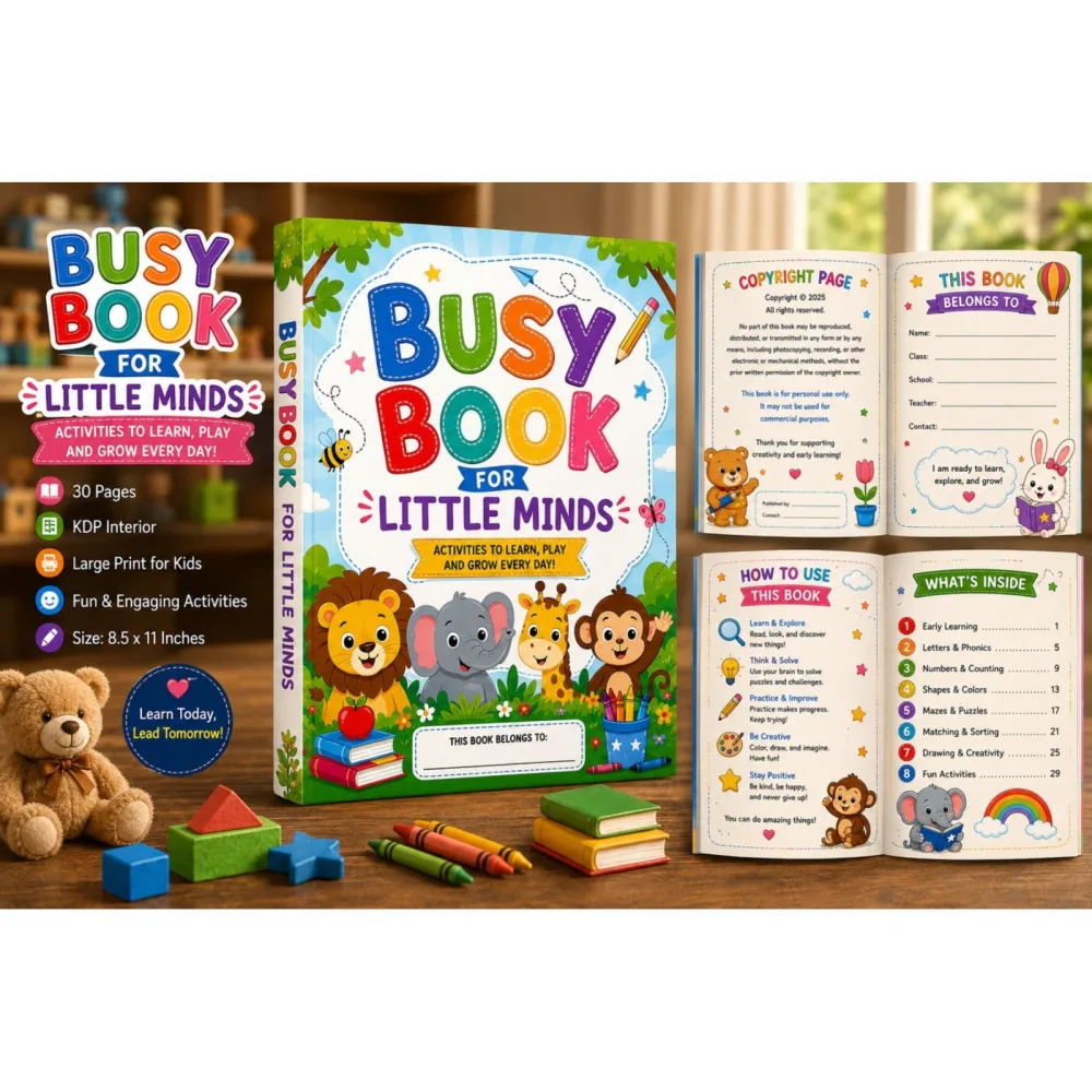 Busy For Little Minds Book