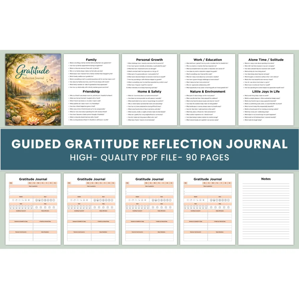 Gratitude Reflection Journal