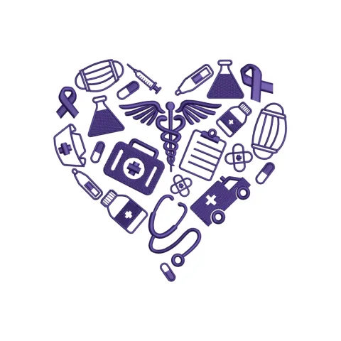 Heart of Hospita Embroidery Design