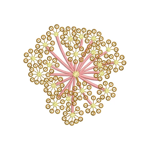 Tiny Sequins Embroidery Design