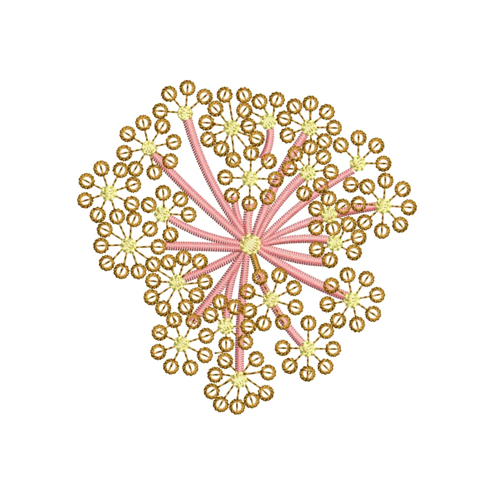 Tiny Sequins Embroidery Design