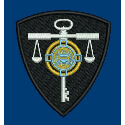 Security Crest Embroidery Design