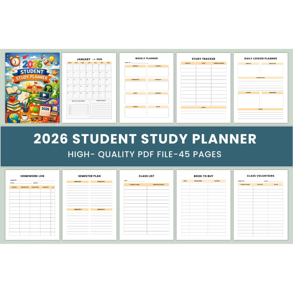 Student Study Planner