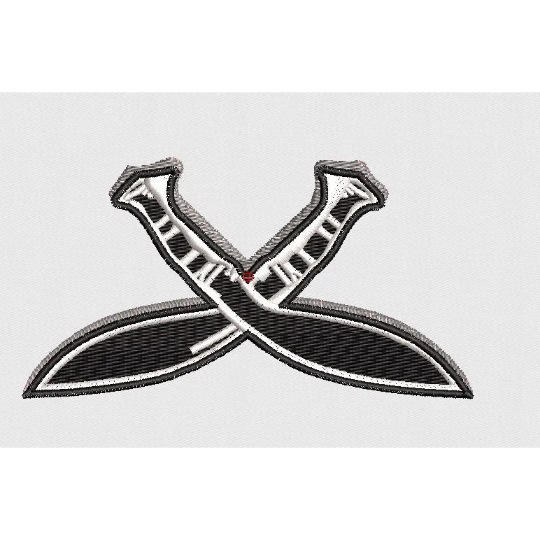 Dagger Embroidery Design