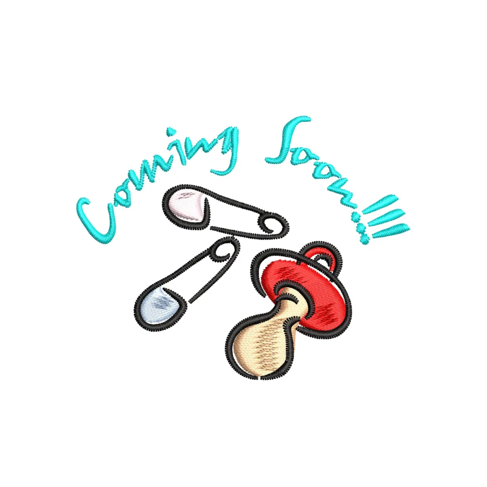 Comingsoon Embroidery Design