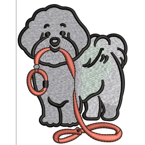 Baby Dog Embroidery Design