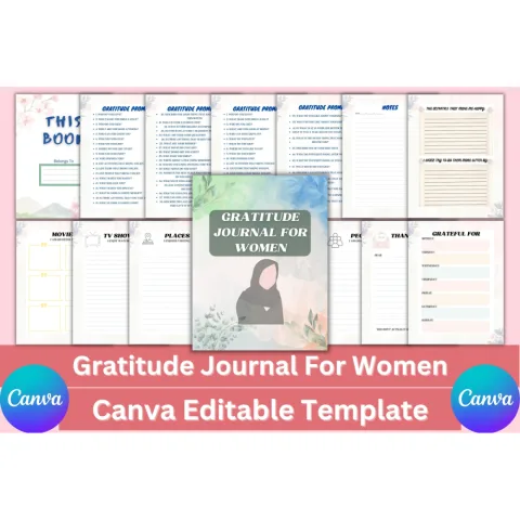 Gratitude Journal for Women