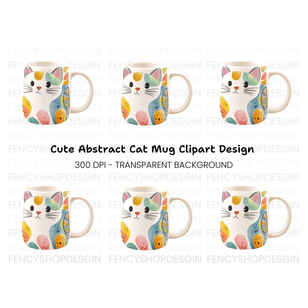 Cute Cat Clipart Bundle