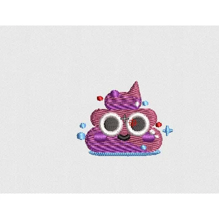 Poo Embroidery Design