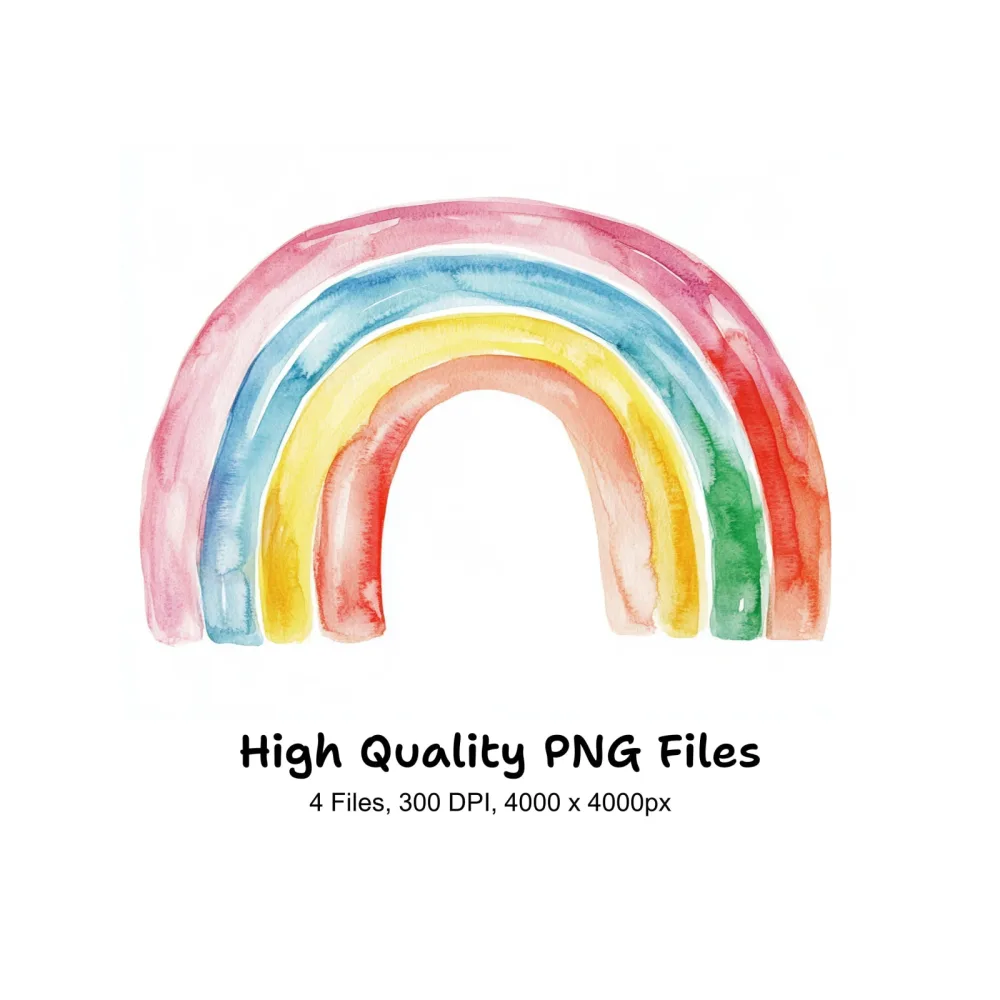 Rainbow Clipart Bundle