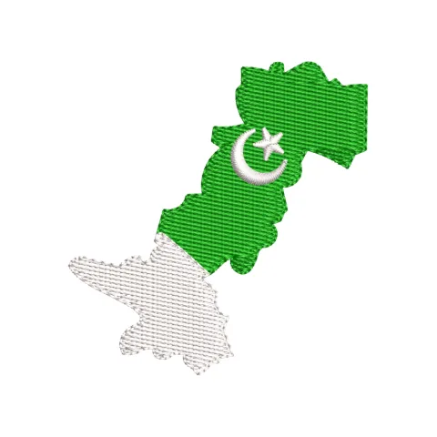 Map of Pak Embroidery Design