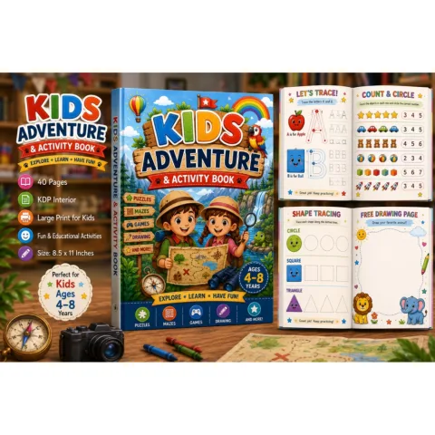 Kids Adventure Activity Book