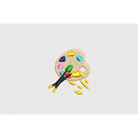 Paint Embroidery Design