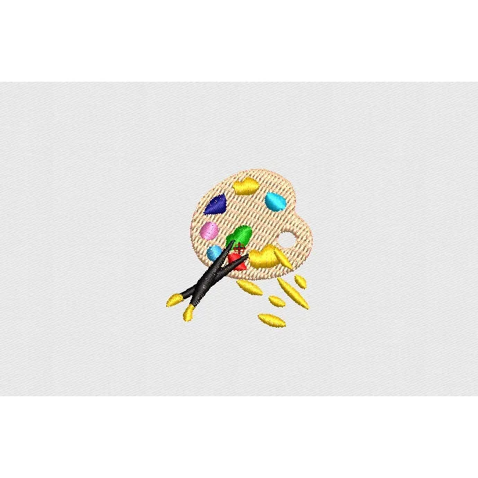 Paint Embroidery Design