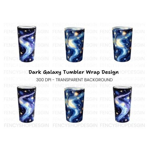 Cosmic Tumbler Clipart Bundle