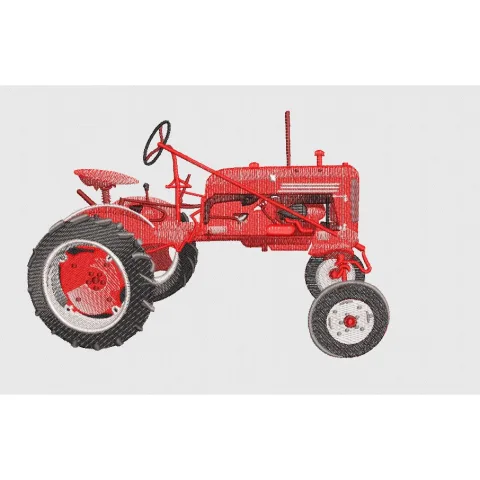 Tractor Embroidery Design