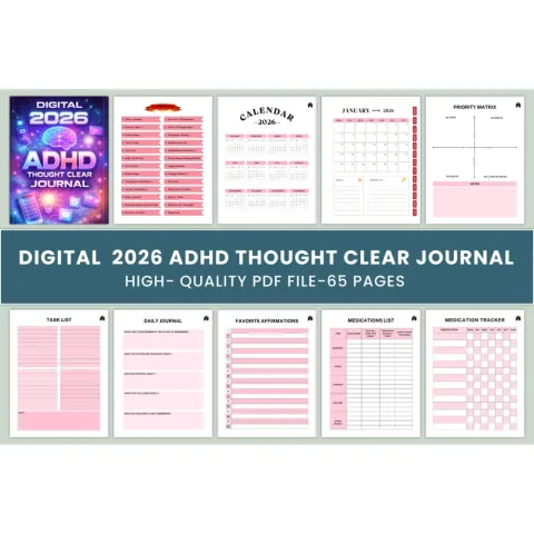 ADHD Thought Clear Journal