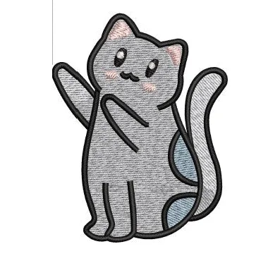 Cat Embroidery Design
