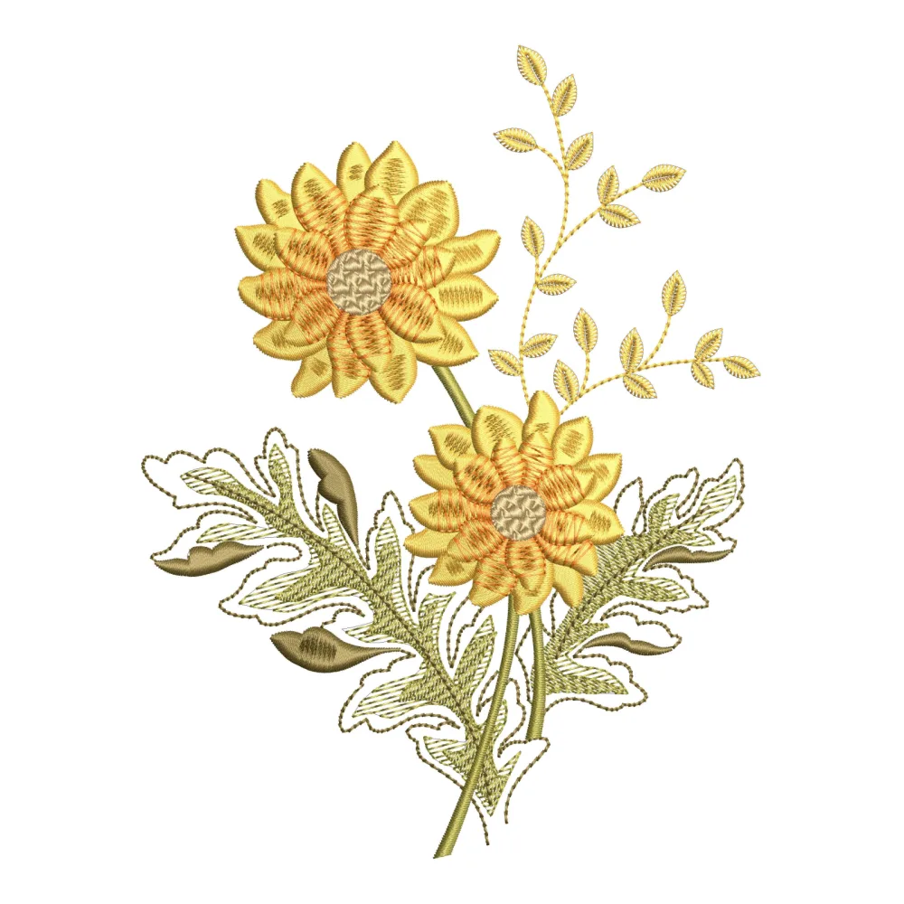 Flower Tiny Embroidery Design