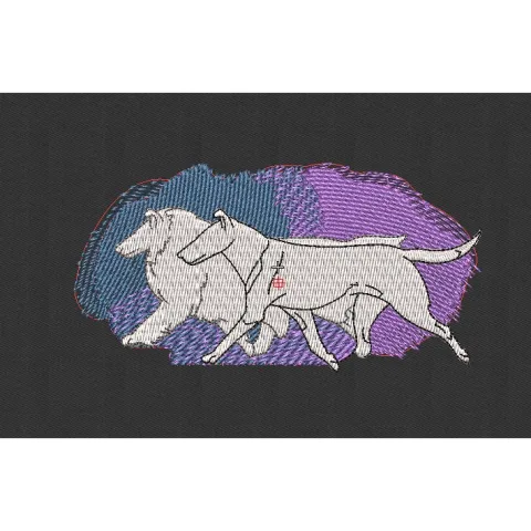 Dog Embroidery Design