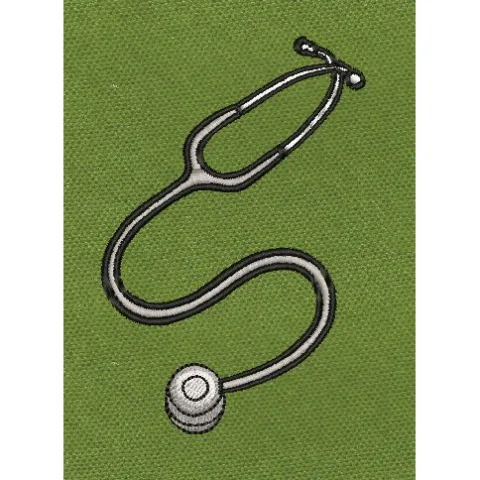 Stetho Scope Embroidery Design