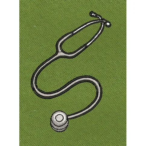 Stetho Scope Embroidery Design