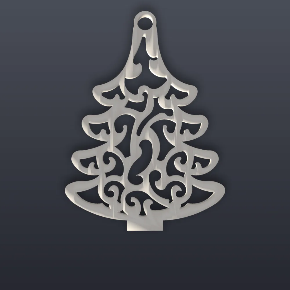 Christmas Tree 3D Print STL File
