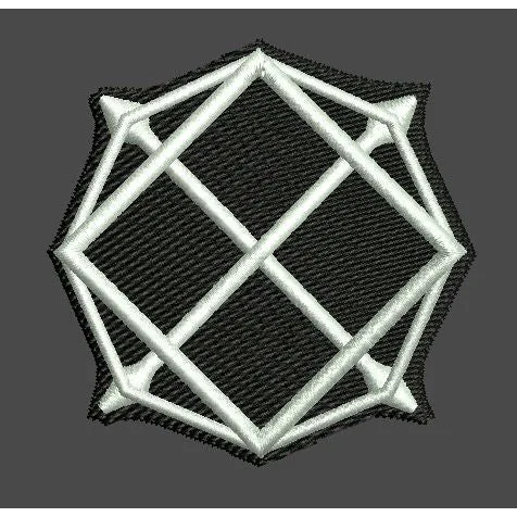 Interlocking Diamond Embroidery Design