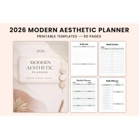 Modern Aesthetic Planner