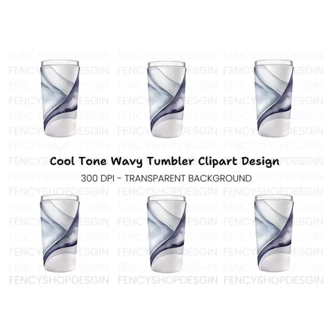 Abstract Tumbler Clipart Bundle
