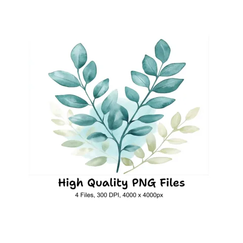 Greenery Clipart Bundle