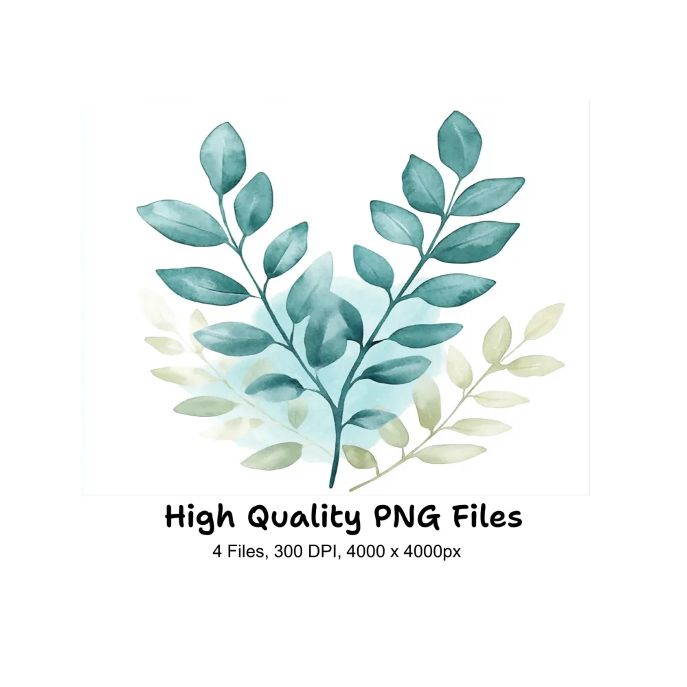 Greenery Clipart Bundle