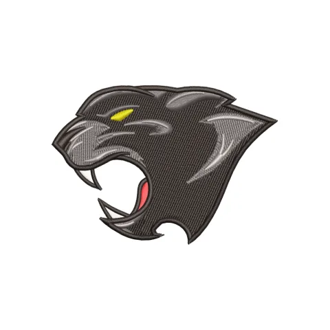 Tiger Black Embroidery Design