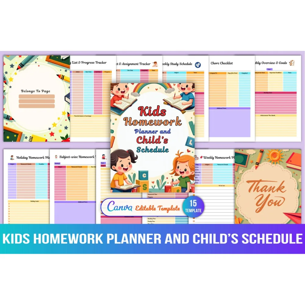 Kids Homework and Child Planner