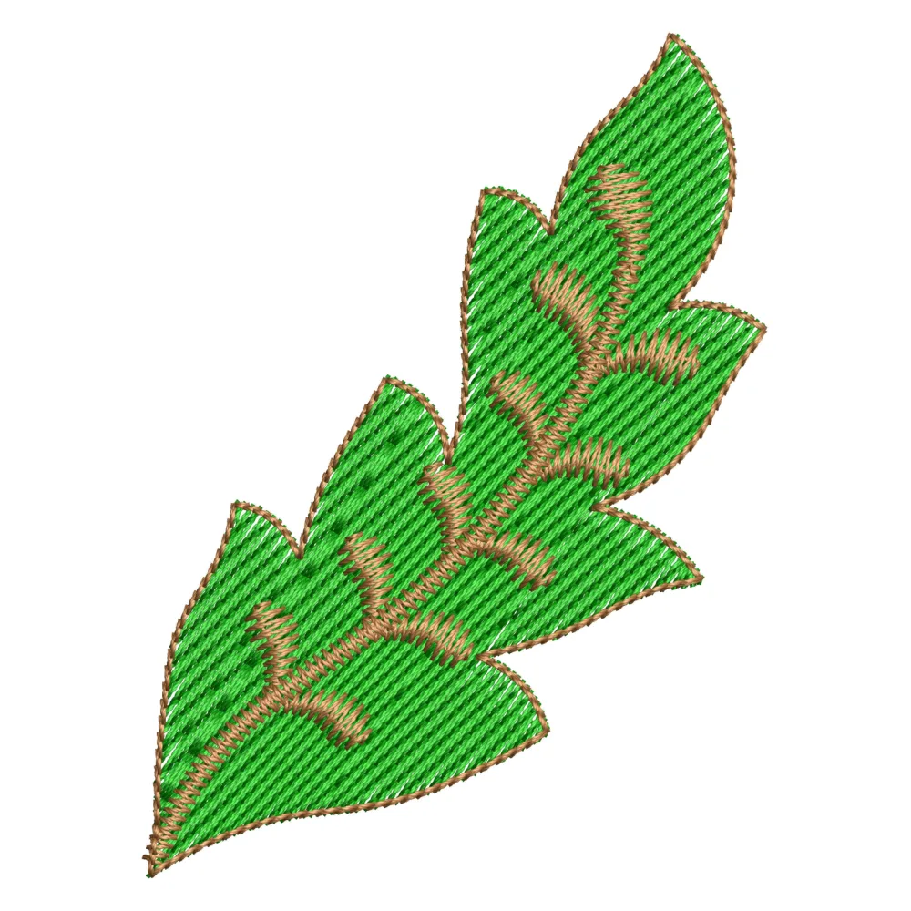 Big Leaf Embroidery Design