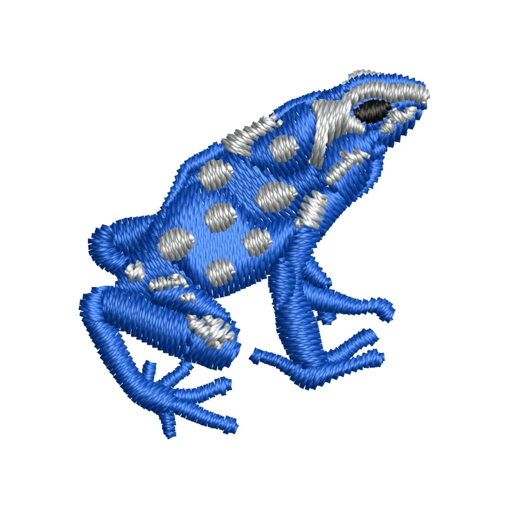 Ilaqai Goga Frog Beauty Colour Embroidery Design