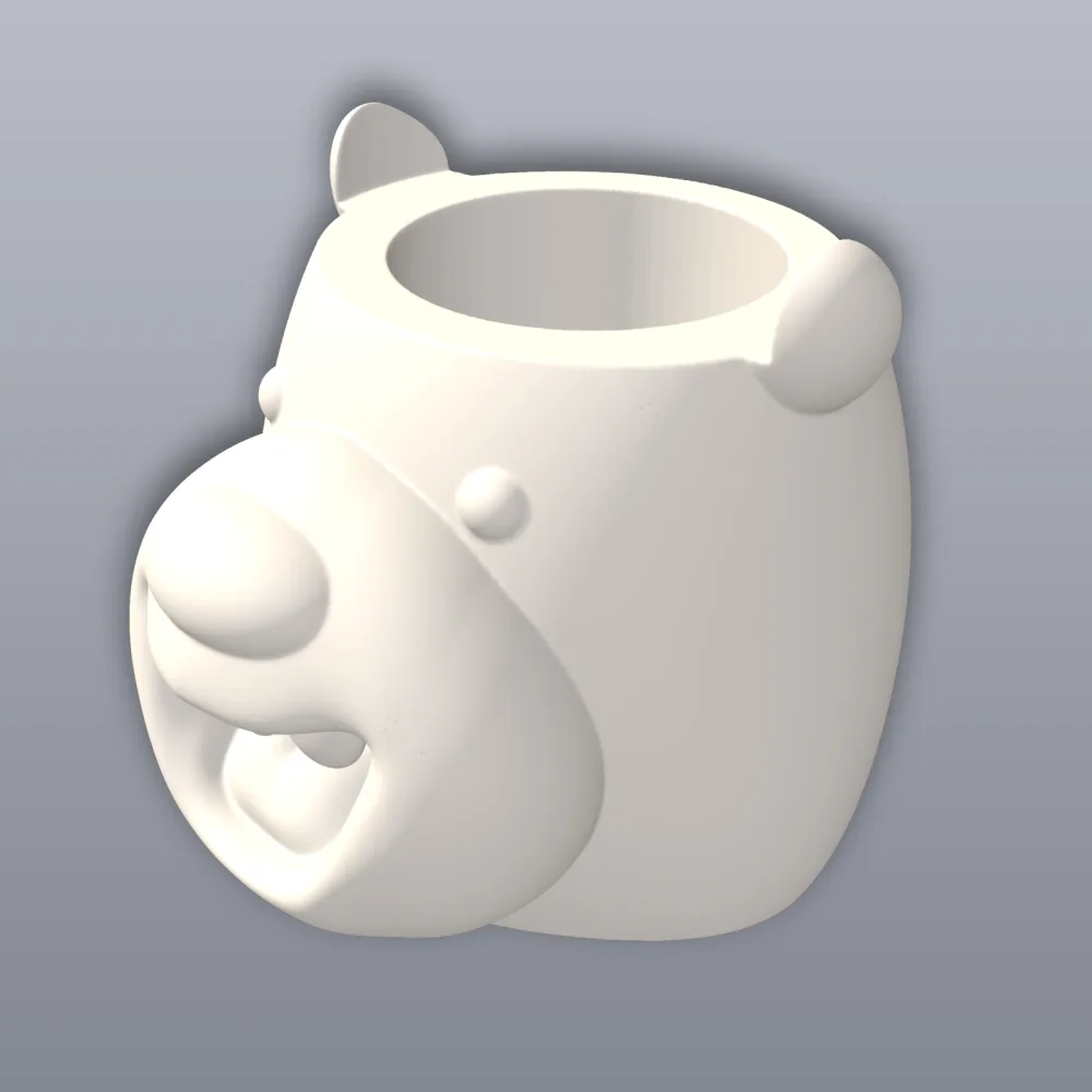 Bear Full Body 3D Print STL File