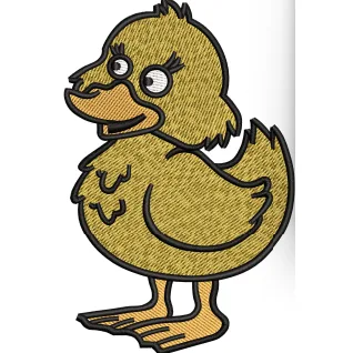 Duck Baby Embroidery Design