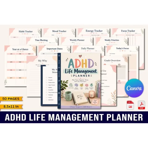 Adhd Life Management Planner